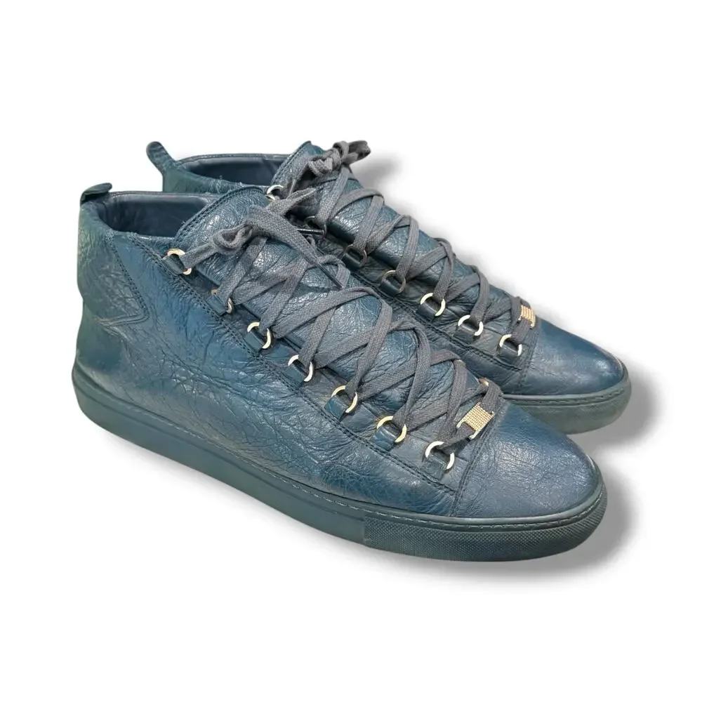 Balenciaga Arena High Ocean Blue Sneakers | Size 45EU(12US) - Balenciaga